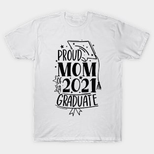 Graduation Family Shirts, Proud Family of a 2021 Graduate T-Shirt